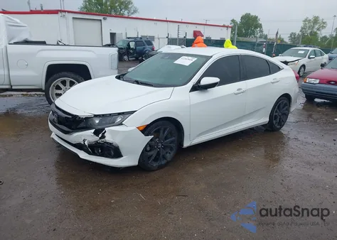 2020 Honda Civic Sport из США, поврежденный, VIN 2HGFC2F87LH532180